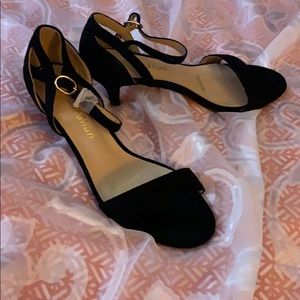 New Black 2” heels for women size 7.5